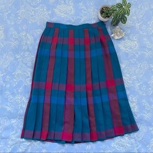 *Vintage* Liz Claiborne Tartan Midi Skirt